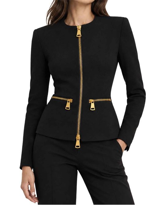 Cardigan in maglia con zip Elisabetta Franchi | MK68B66E2110